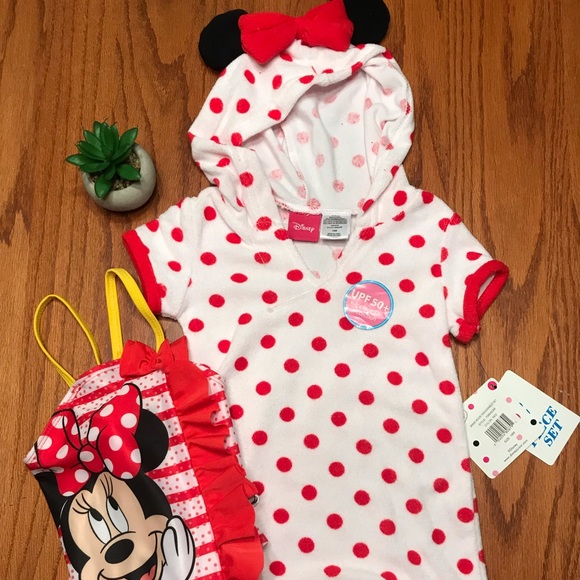 minnie mouse swim cover up